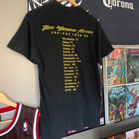 Vintage 1989 Ten Years After Pre-Vue Tour T-shirt - Picture 8 of 9